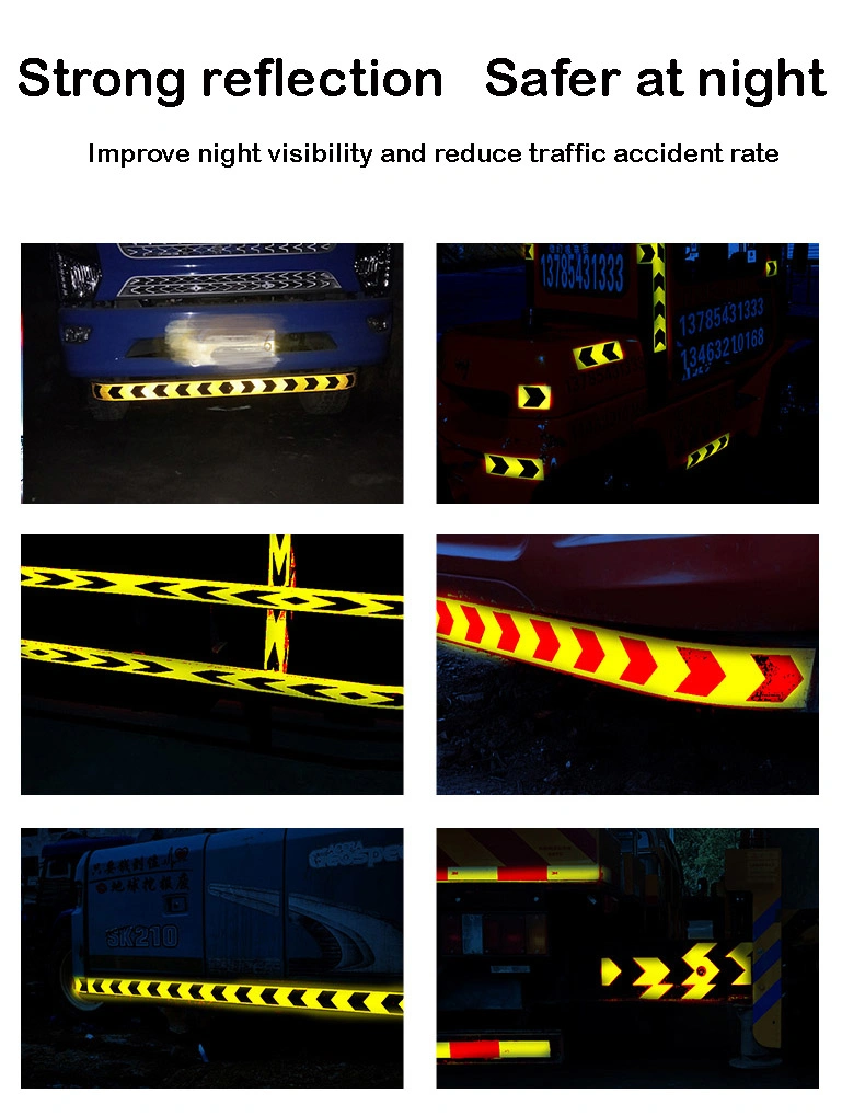 Self Adhesive Traffic Safety Pet Reflective Tape Car Sticker