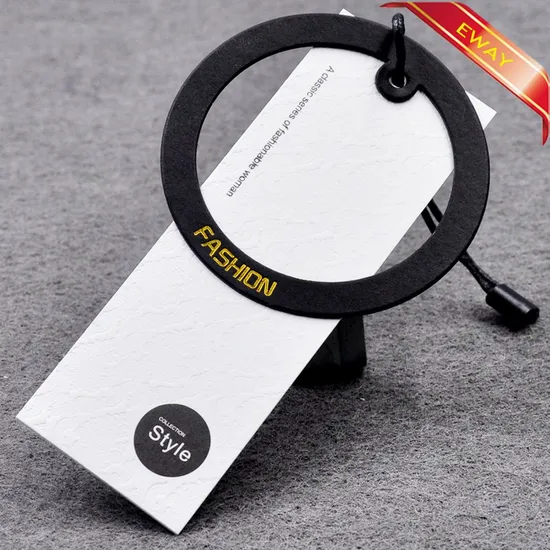 Garment Paper Hang Tag Plastic Seal Tag 