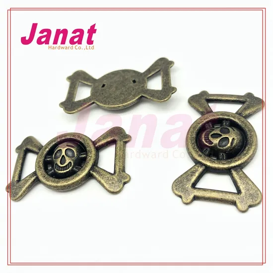 Bag/ Garment /Shoes Accessories Metal Badge, Alloy Label with Anti Brass Color 
