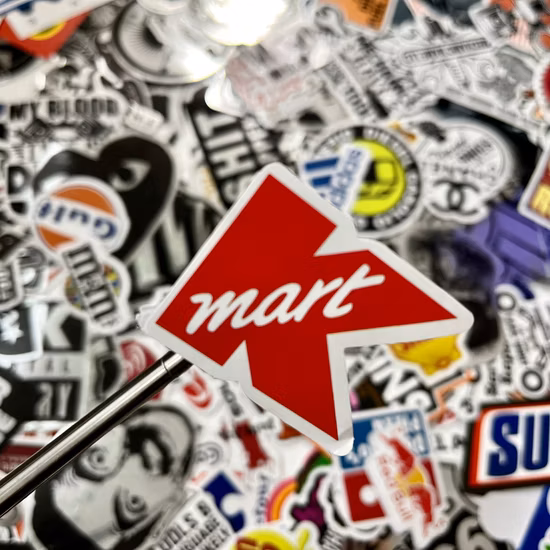 High Quality and Customized Pattern Distance Stickers Waterproof
