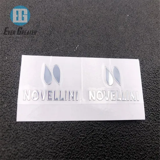 Custom Silver Metal Nickel Sticker Label Logo Electroforming Gold Metal Brand Nickel Logo Plate 