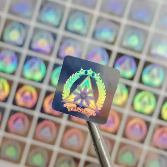 Waterproof Void Sticker Lighting Label Unique Customized Power High Quality Logo 