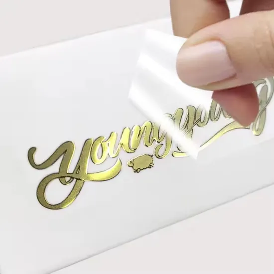 Metallic Nickel Decal Labels 3D Transfer Sticker Embossed Metal Logo Bottle Label Stickers 