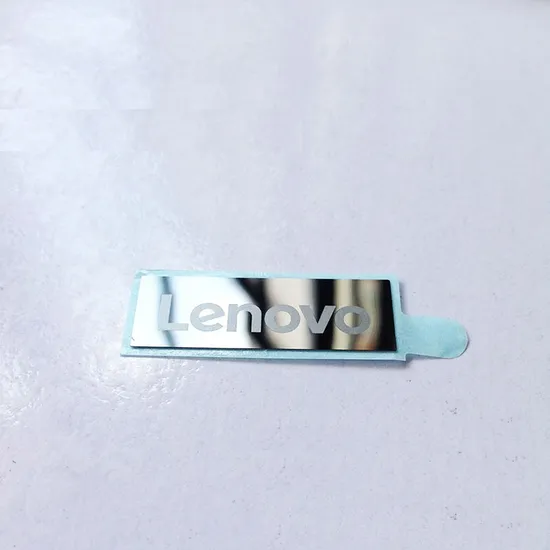Metallic Labels Custom Clear Nickel Waterproof Transparent Transfer Logo Sticker 