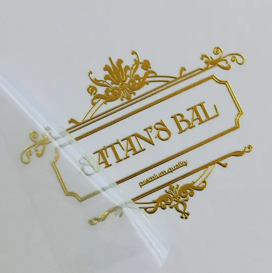 High Quality Nickel Label Metal Transfer Stickers Custom Stickers 3D for Packaging 