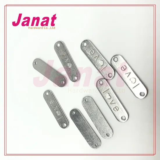 Dull Silver Color Garment Label with Oeko