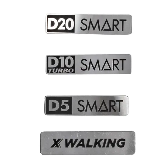 Gold 3D Nickel Sticker Metal Sticker Sliver Nickel Metal Label Decoration Logo 